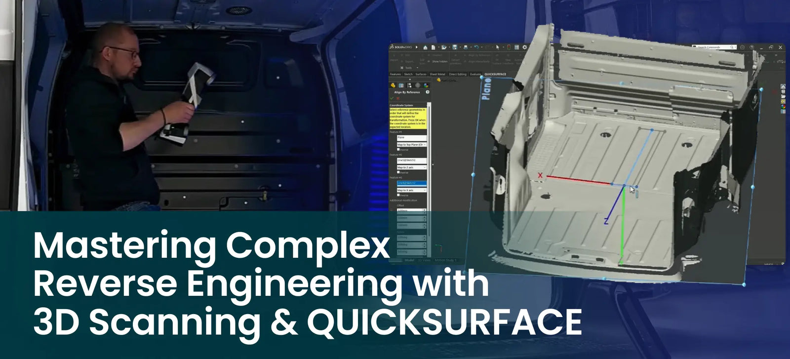 How Reverse Engineering with 3D Scanning & QUICKSURFACE Works in 2026
