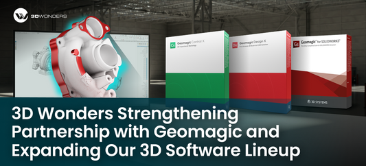 3D Wonders Strengthening Partnership with Geomagic and Expanding Our 3D Software Lineup