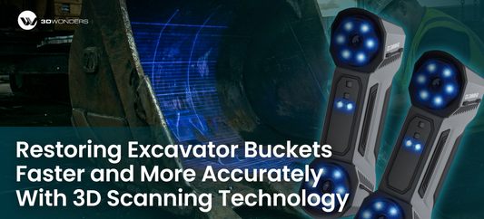 Restoring Excavator Buckets Faster and More Accurately With 3D Scanning Technology