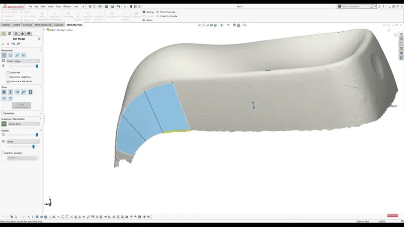 Quicksurface for Solidworks University – 3D Wonders
