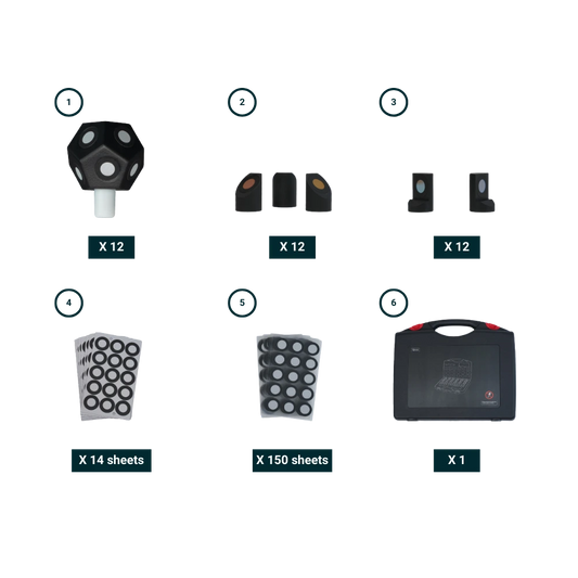 Marker kit for dynamic tracking system