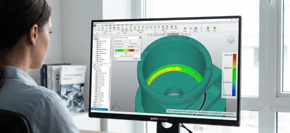 Quick Surface Software QUICKSURFACE | Trusted, simple, and powerful 3D scan-to-CAD reverse ...
