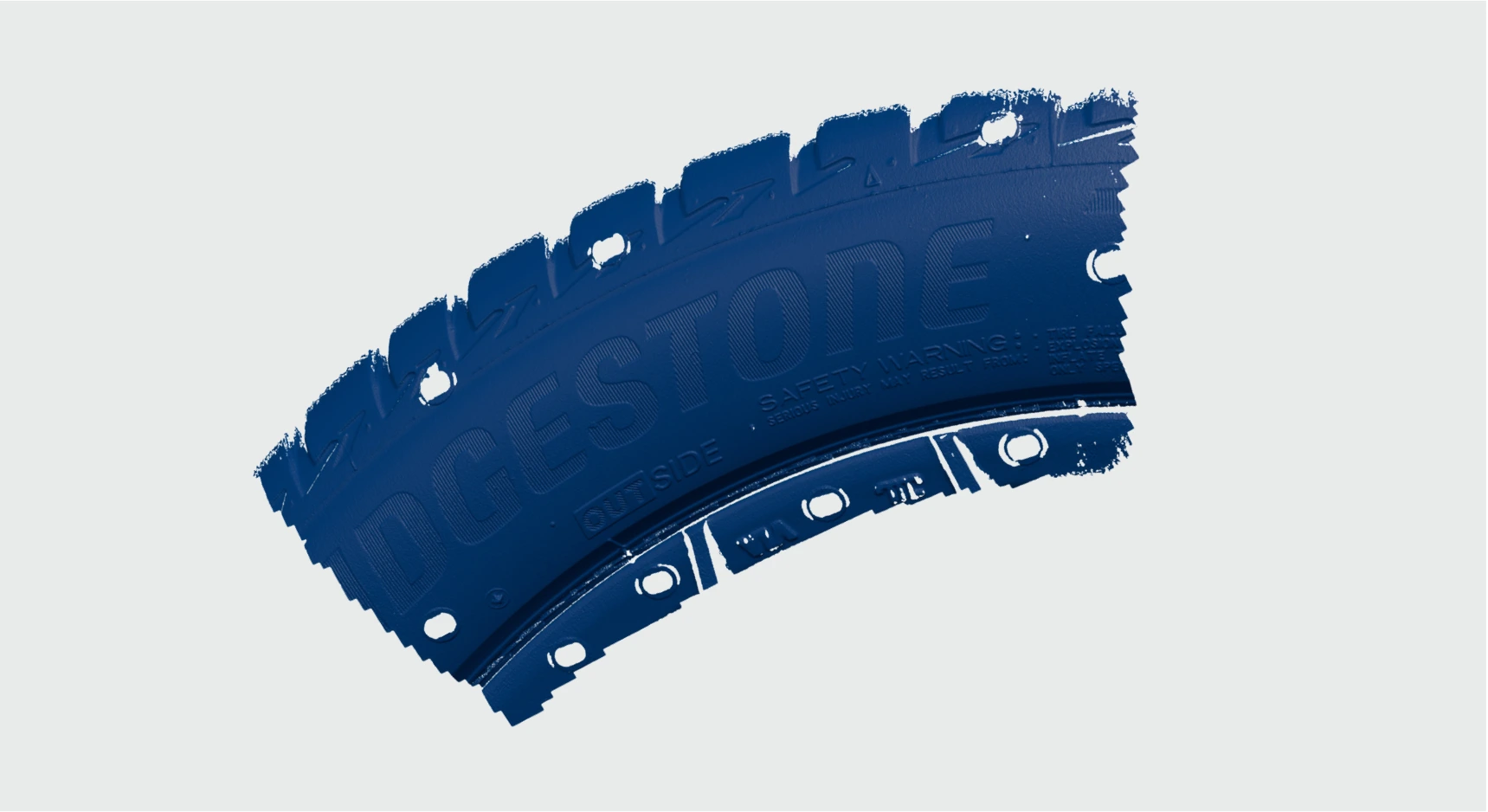 Fine Details on Tire Surface